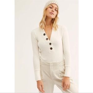 Cream  Henley Sweater